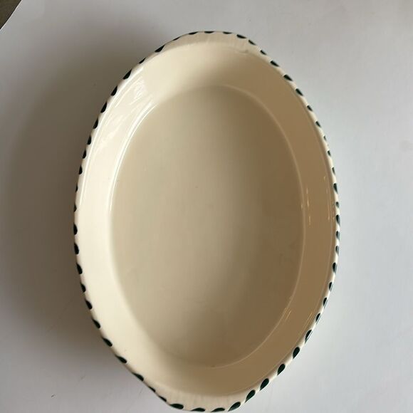 Williams Sonoma Portugal Hand Painted Olive Branches Oval Casserole Dish - Picture 8 of 8